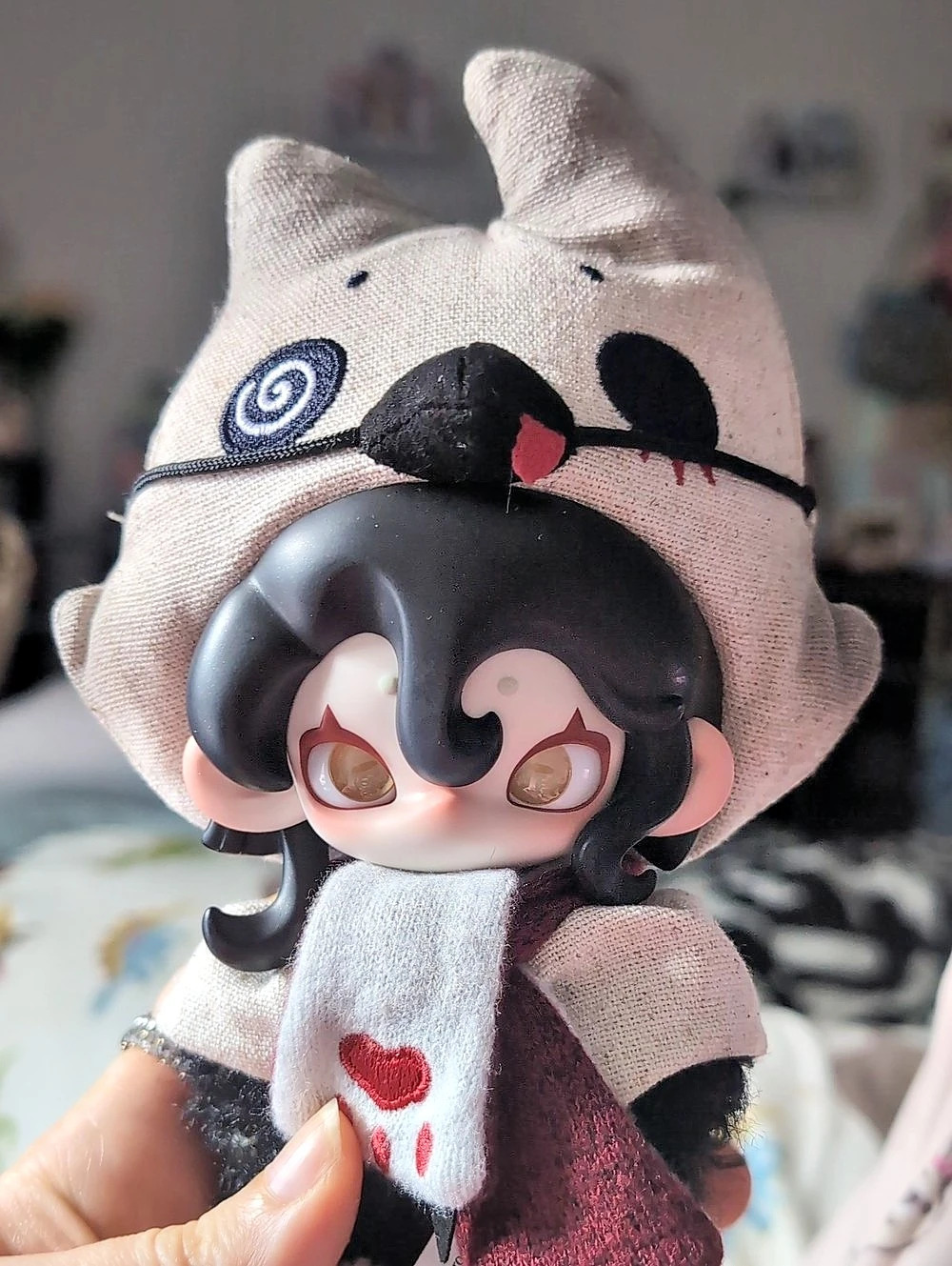 New Moonin Character Plush Doll Pendant - The Crow 🐦⬛